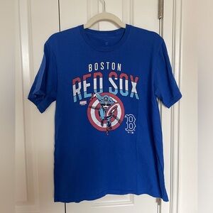 Youth Boston Red Sox Captain America T-Shirt - Fanatics Brand